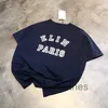 女性用Tシャツデザイナーブランド女性のCEプリンティング半袖シャツピンク女性Tシャツファッションカップルカジュアルトップコットン快適で通気性