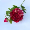 Simulering Hemdekoration Flower 2 Head French Peony Home Hotel Decoration Fake Flower Silk Flower Photography Bakgrund Simulering Blomma