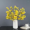 Декоративные цветы Внутренняя моделирование ветвей Osmanthus Lilacs Искусственные деревья сад ландшафтные