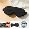 Sömmasker 3D Sovmasker Blockera Light Eyepatch Aid Dreatoble Soft Padded Eyeshade Travel Rest Blindbind Relieve Trötthet 231116