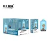 Оригинальный ELF BOX Digital 12000 Puff Bars Одноразовые электронные сигареты Vape Pen 23 мл Предварительно заполненные картриджи 500 мАч Перезаряжаемые батареи Puffs 7K