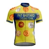 T-shirts pour hommes Mens Donut Print Cycling Jersey Vêtements Summer Bike Short Sleeves Team Bicycle Top