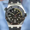 AP Swiss Luxury Watch Ap Royal Oak Offshore Series 18k platina automatisch mechanisch herenhorloge 15720cn polshorloge 15720cn.oo.a002ca.01