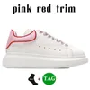 Överdimensionerad plattform sneakers designer mens kvinnor kalvskinn casual skor män läder snörning sneaker rosa trippel svart vit sammet mocka kvinnors lyxtränare