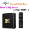 Ugoos X4Q Extra Smart TV Box Android 11 Amlogic S905X4-J 4GB 128GB 2.4G/5G Wifi BT5.0 1000M 4K Set Top Box Dolby Vison Supported