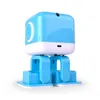 Бесплатная доставка RC Робот Игрушка Умный Bluetooth Динамик Интеллектуальная Музыкальная Танцевальная Машина Светодиодный Стол Для Лица Детский Подарок Жест Интерактивный Bcnet