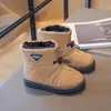 Boots Winter Boys Snow Boots Childrens Big Cotton Shoes Thick Cashmere Snow Cotton Suitable for Girls Warmth and Comfort 231115