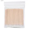 Cotton Swab 200/100 Nails Wood Cotton Swab Clean Sticks Bud Tip Wooden Cotton Head Manicure Detail Corrector Nail Polish Remover Art ToolsL231116