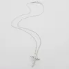 Women's Cross Pendant Necklace Luxury Brand T Diamond Halsband Högkvalitativ designer halsbandsmycken