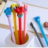 Pce Cartoon Dog Stationery Pen Gel Ink Gift Student Office Supplies Kawaii Test Cute Animal Pens