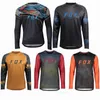 Męskie koszulki 2023 NOWOŚĆ MĘŻCZYZN DONTHILL Jerseys Mtb Bike koszulki Offroad DH Motorcycle Jersey Motocross Sportowe Rower HTTP Fox Jersey Y88