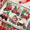 Kerstversiering 24 STKS MINI Kerst Dwerg Houten Hangende Ornamenten Kerstboom Decoratie Dwerg Kerstman Hangende Ornamenten 231116