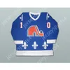 JERSEY DE HOCKEY GUY LAFLEUR 10 QUEBEC NORDIQUES personalizado NUEVO Top Ed S-M-L-XL-XXL-3XL-4XL-5XL-6XL