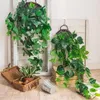 Fleurs décoratives plantes simulées fausses vignes murs verts conduites d'eau intérieures feuille décoration feuilles