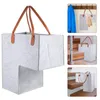 Bolsas de armazenamento Organizador de cesto de escada Roupas de cesto dobrável l Forma L Forma grande etapa de escada suja escada Staircase bin Bin Bin