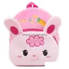 Baby Walking Wings Pink Princess Girl Zaino in peluche Cartoon Toy Shoder Bag Piccoli bambini Borse da scuola Garten Mini Zaino da picnic 2 Dhb2J