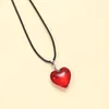 Pendant Necklaces European And American Jewelry Simple Love- All-match Clavicle Chain Novel Wax Line Cold Wind Necklace For Girls
