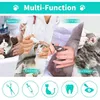 Bolsa de banho de gato Anti-mordida e anti-arranhão saco de limpeza para banho, corte de unhas, tomada de remédio, bolsa de chuveiro de restrição respirável multifuncional ajustável