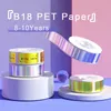 Printerlinten Niimbot B18 Labelpapier 8-10 jaar Prijs Transparant Cabel Label PET-papierrollen 231116