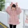 Down Coat 2023 Baby Girls Jacket Autumn Winter Thick Keep Warm For Solid Outwear Fashion Cute Plysch Children Clothing Ty93