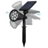 Tuindecoratie Tuindecoratie Zonne-verlichting Buiten Gekleurd Waterdicht 7 Led Kleur veranderende Spot Landschap Spotlight voor tuin P Dhzhn