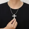 Pendant Necklaces Hip Hop CZ Stone Paved Bling Iced Out INRI Crucifix Jesus Cross Pendants For Men Rapper Jewelry GiftPendant PendantPendant