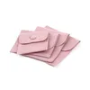 Jewelry Pouches, Bags Jewelry Gift Packaging Envelope Bag With Snap Fastener Dust Proof Jewellery Pouches Made Of Pearl Veet Pink Blue Dhkh5