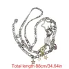 Belts Metal Chain Belt For Womens Waist Chains Dresses Jeans Western Cowgirl Fashionable Flower Star Pendant Body Wholesale