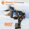 Stabilizzatori iSteady Pro 4 Gimbal per GoPro 11/10/9/8/7/6/5 OSMO Insta360 One R Action Camera Stabilizzatore portatile a 3 assi Q231116