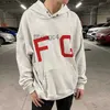 Sweatshirts Mens Hoodies Fashion Ess Designer Hoody Checked Feel of God Season 7 Main Line Fog Sweater Fg Red Flocking Printed High Street Loose Hoodie0XQ