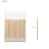 Cotton Swab 500 pièces coton-tige en bois bâton de nettoyage des oreilles coton-tiges extension de cils jetable microbrosse tige de coton outil d'élimination de la cire d'oreille L231116