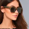 Lunettes de soleil en gros de marque de mode Designer surdimensionné grand cadre INS tendance à la mode nuances lunettes de soleil carré pour hommes femmes