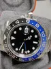 Clean m126710 Luxury Watch Greenwich II Inter Circle GMT Black and Blue Circle 40mm 3285 Mechanical Movement 904L Steel 72-hour kinetic energy storage