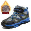 Laarzen kinder herfst en winter handgemaakte comfortabele meisjes warm leer Martin jongens mode schoenen antislip 231115