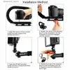 Stabilisateurs Stabilisateur de support portatif unique en forme de U/C pour Steadycam tous les appareils photo reflex et caméra DV domestique Q231116