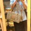 Designer Bag Summer Women's Fashion Hand Woven Sticke Crochet Bag L0ewe Straw Bucket Bag Luxury Beach Casual Tote Shoulder Bags CHPP-0721