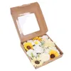Decorative Flowers Artificial Combo Box Set Fake For DIY Wedding Party Home Decoration Props