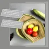 Dinnerware Sets Fruit Vegetables Basket Tray: Round Bread Vegetable Snack Washing Strainer Bowl For Home KItchan