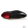 Men High Heel Business Dress Shoes Manne Oxfords Poated Toe formeel voor man bruiloftsfeest lederen schoen 231116