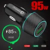 TH215 Car Charger 2 Port USB Smart Fast Charger QC 3.0/2.0 2.4A Smart 3 A for Universal smartphones