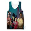 Canotte da uomo Moda donna/uomo Stampa 3D Gorillaz Band Maglietta Harajuku Canottiera estiva Camicie Streetwear