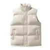 Lu Men Puffer Down Jacket Vest Autumn Warm Warm Waistcoat Sleeveless 스탠드 칼라 양면 아웃복 재킷 조끼 패션 스트리트웨어 MK1108