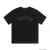 Designer Fashion Clothing Luxury Tees Tshirts Trapstar 2023 Summer New Line Men's Loose Os Letter Printing Short Sleeve American Street Cotton T-Shirt Trend