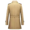 Mężczyzny Płaszcze Solidne klasyczne męskie płaszcz męski płaszcz plus wiatr wiatrówki Wysokiej jakości Business Casual Wind Płaszcz Mężczyzn M8xl BF7987 231116