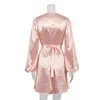 Robes décontractées Sexy col en V profond jupe à manches lanterne pour les femmes 2023 rose moulante Mini robe tenues de boîte de nuit à volants personnalité