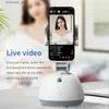 Stabilizzatori Monitoraggio automatico del viso Telefono Selfie Stick Supporto intelligente per rotazione a 360 gradi AI Follow-up Video Vlog Live Gimbal Stabilizzatore Treppiede per dispositivi mobili Q231116