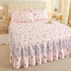 Bed Skirt 1pcs Korean Style Small Fresh Non Slip Cover Sheet Mattress Protection Single Double