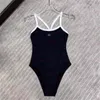 Designer Badge Women Bodysuit Swimwear Fashion One Piece Swimsuit Semesterpool Surfing Swimming For Lady