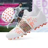 Shoes Men Outdoor Blue Dress Futsal Flying Woven Breathable High top Football Boots selling High quality TF FG Sneakers