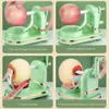 Su Şişeleri Apple Peeler Çok Fonksiyonlu Döner Meyve Manuel Makinesi Kesme Dilimer Mutfak Gadgets Araçları 231116